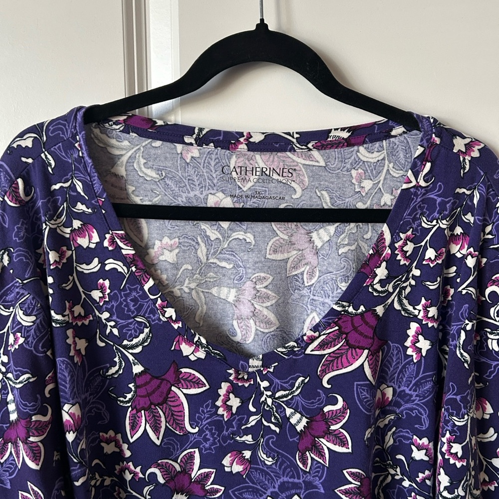 NWOT Catherines Suprema Top 3X - Picture 2 of 6